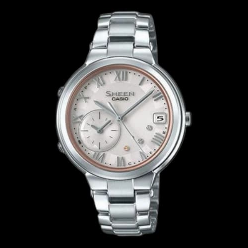 CASIO SHEEN TIME RINGSeries es Blue/ Silver Digital