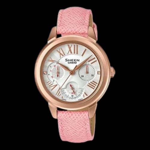 CASIO SHEEN Series Wrist Gold/ Pink Analog