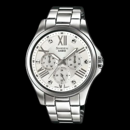 CASIO SHEEN Series Design Business Silver Analog