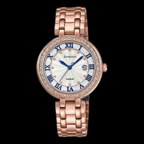 CASIO SHEEN Waterproof Rose Gold Analog