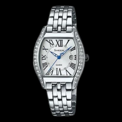 CASIO Sheen Series Quartz Movement Watch Stainless Steel Strap Quartz Movement 34*28mm