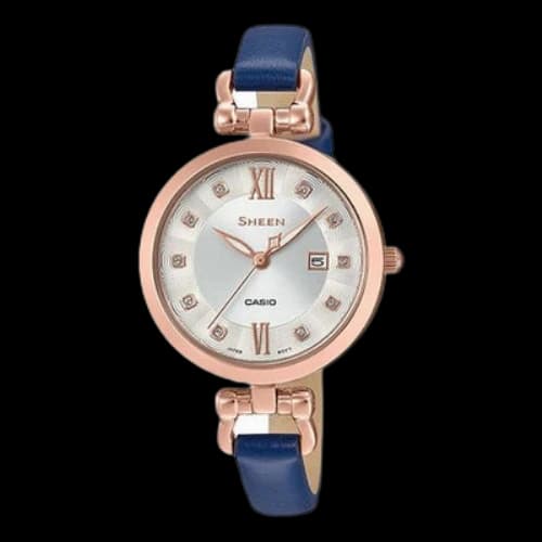 CASIO SHEEN Series Wrist Gold/ Blue Analog