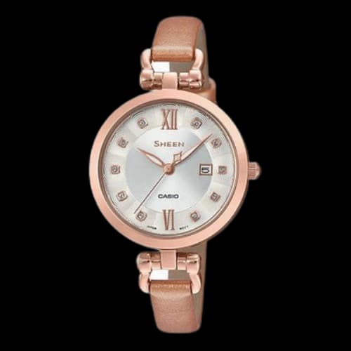 CASIO SHEEN Series Gold Gold Analog
