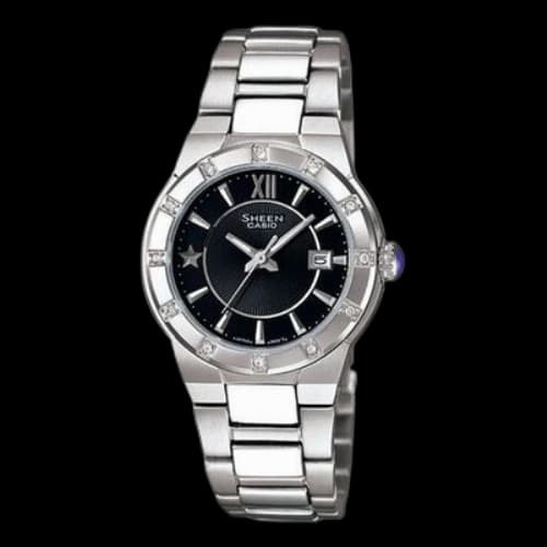 CASIO Waterproof Sports Sapphire Crystal Black Analog
