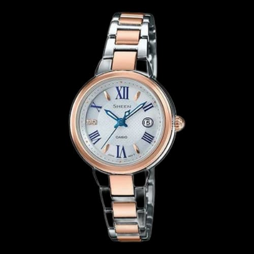 CASIO Waterproof SHEEN Rose Gold Analog