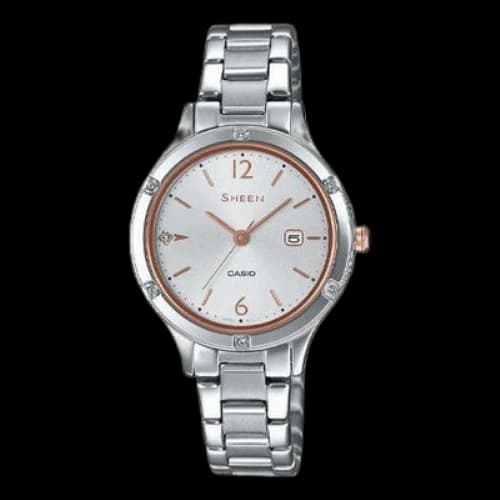 CASIO SHEEN Waterproof Silver Analog