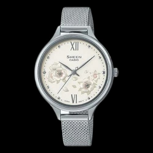 CASIO SHE-4551M-7AUPR SHEEN Sapphire Crystal Analog
