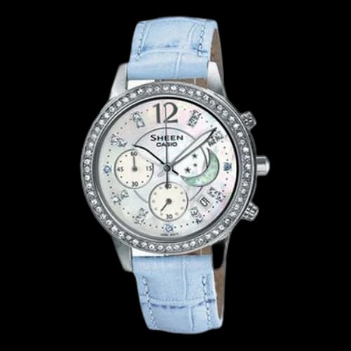 CASIO SHEEN Business Waterproofes Blue Analog
