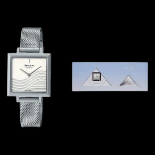 Casio Analog Watch 'Silver Sapphire Crystal'