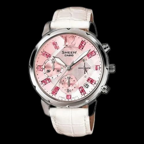 CASIO Female SHEEN Japan / South Korea Fashion Waterproof Pink Analog