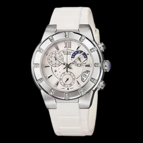 CASIO Waterproof SHEEN White Analog