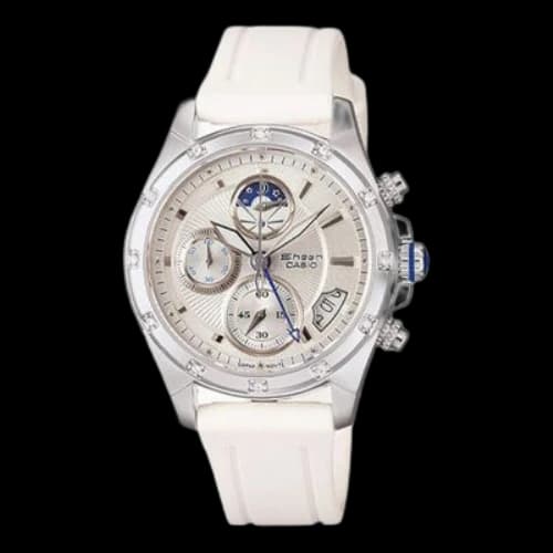 CASIO SHEEN Waterproof White Analog