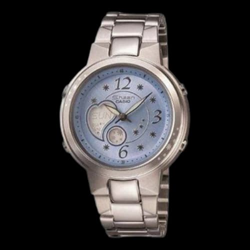 CASIO SHEEN Series Vintage Business Waterproofes Stainless Steel Strap Blue Analog