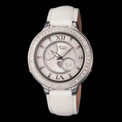 CASIO SHEEN Series Waterproof Businesses White Analog