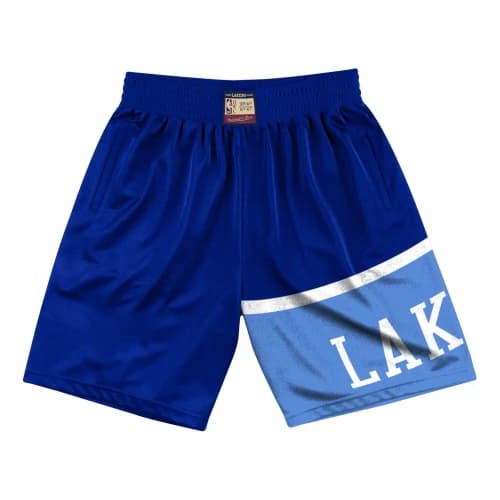 Mitchell & Ness Los Angeles Lakers 1959-60 Team Heritage Shorts 'Navy Blue'