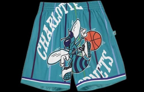 Mitchell & Ness x NBA Big Face Shorts 'Charlotte Hornets'