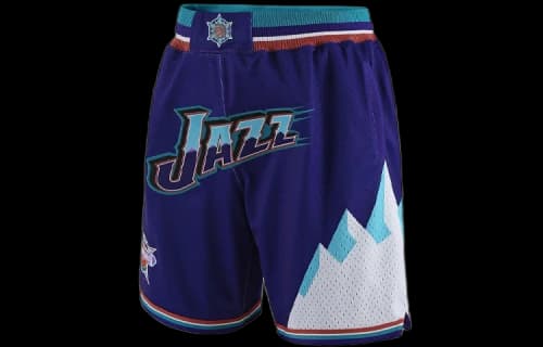 Mitchell Ness x Just Don Basketball Shorts Unisex Blue