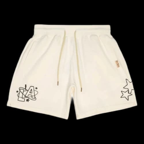 Mitchell & Ness x Fred Segal LA Stars Fleece Shorts 'Beige'