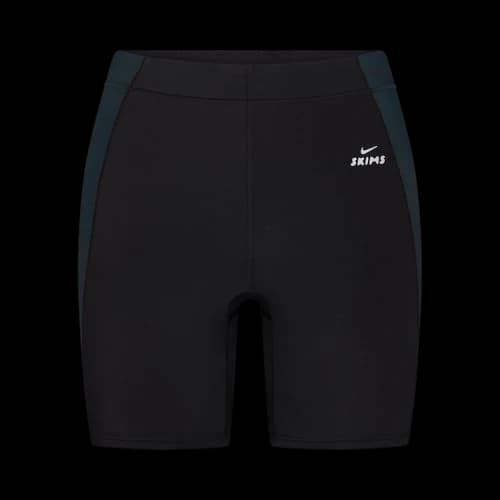 NikeSKIMS Shine High-Waisted 5" Biker Shorts 'Obsidian/Dark Teal'