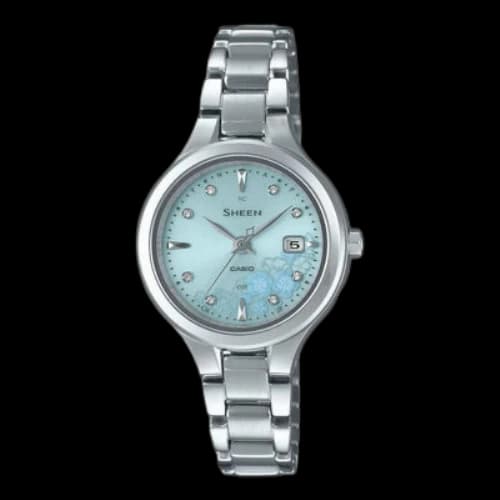 CASIO Fully Automatic Calendar Metallic Strap Waterproof Solar Energy Quartz Watch Solar Powered