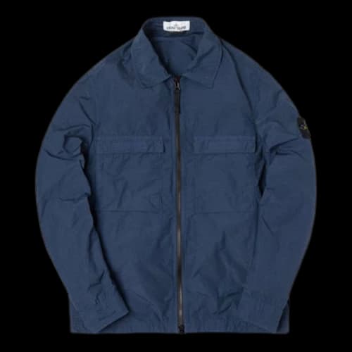 STONE ISLAND Casual Pocket Nylon Jacket Navy Blue