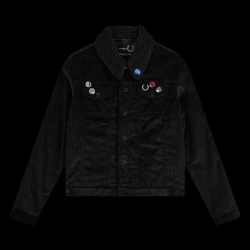 Fred Perry x Raf Simons Padded Corduroy Jacket 'Black'