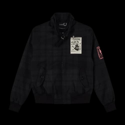 Fred Perry x Raf Simons Collar Strap Harrington Jacket 'Black'