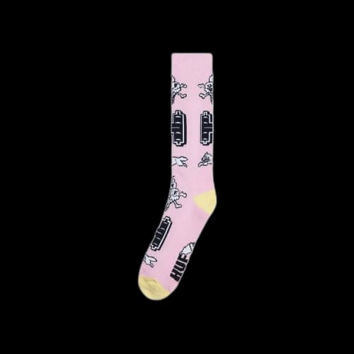 Icecream x HUF Neopolitan Crew Sock 'Strawberry'