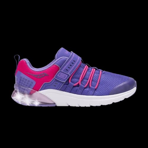 Saucony Flash Glow 2.0 Big Kid 'Purple Pink'