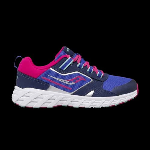 Saucony Wind Shield 2.0 Big Kid 'Blue Pink'
