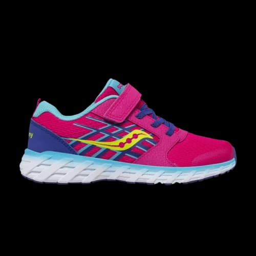 Saucony Wind 2.0 A/C Big Kid 'Pink Blue Green'