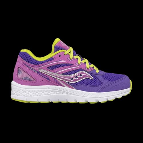 Saucony Cohesion 14 Lace Big Kid 'Purple Green'