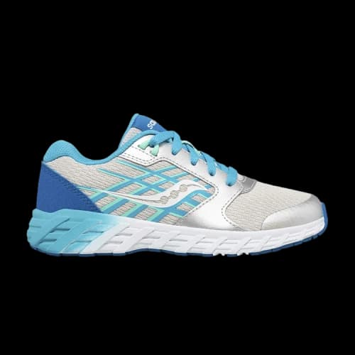 Saucony Wind 2.0 Lace Big Kid 'Turquoise Silver'