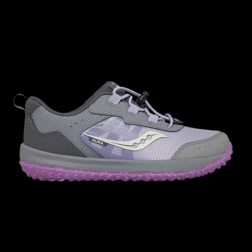Saucony Aura KDZ Big Kid 'Grey Purple'