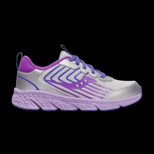 Saucony Wind 3.0 Lace Big Kid 'Silver Purple'