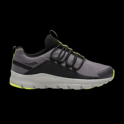 Saucony Stretch & Go Big Kid 'Black Grey'