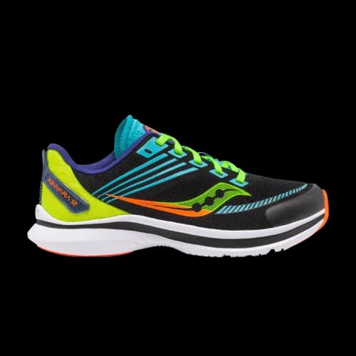 Saucony Kinvara 12 Big Kid 'Black Green'