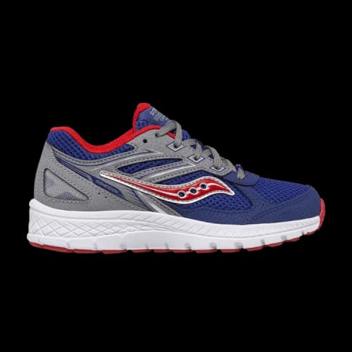 Saucony Cohesion 14 Lace Big Kid 'Navy Red'