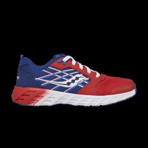 Saucony Wind 2.0 Lace Big Kid 'Red Blue'