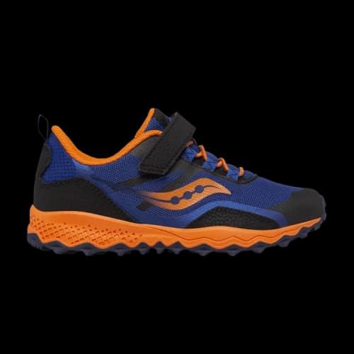 Saucony Peregrine 12 Shield A/C Big Kid 'Navy Orange'