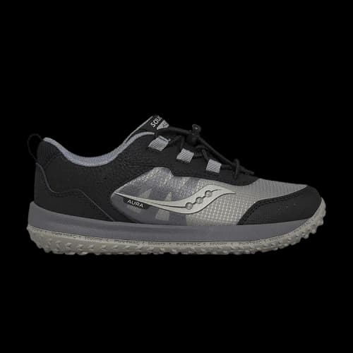 Saucony Aura KDZ Big Kid 'Black Grey'