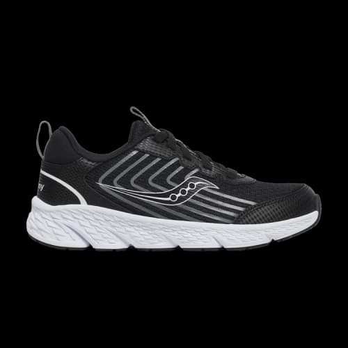 Saucony Wind 3.0 Lace Big Kid 'Black White'
