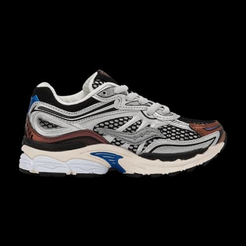 Saucony ProGrid Omni 9 Big Kid 'Black Silver Burgundy'