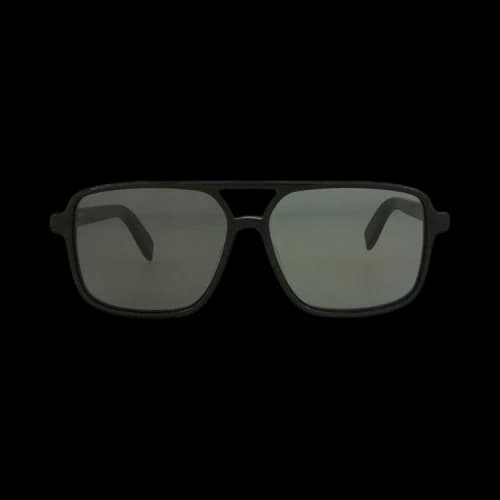 Saint Laurent Aviator Style Sunglasses 'Black/Grey'