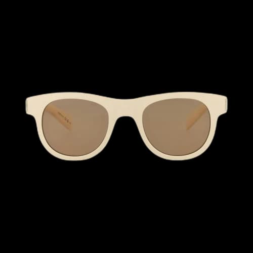 Saint Laurent Round Sunglasses 'Ivory/Brown'
