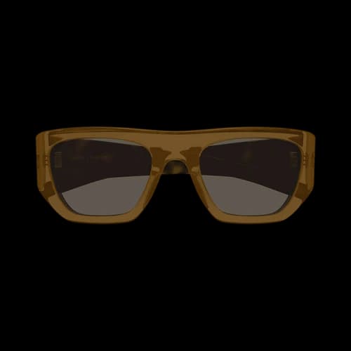 Saint Laurent Square Sunglasses 'Brown'