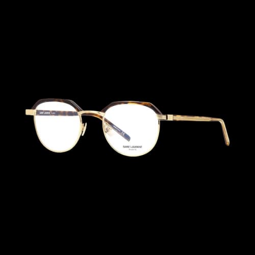 Saint Laurent Oval Eyeglasses 'Havana'
