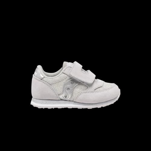 Saucony Jazz Hook & Loop Big Kid 'Silver Metallic'