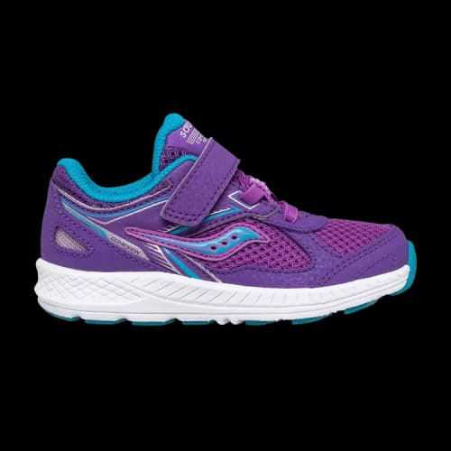 Saucony Cohesion 14 A/C Little Kid 'Purple Turq'