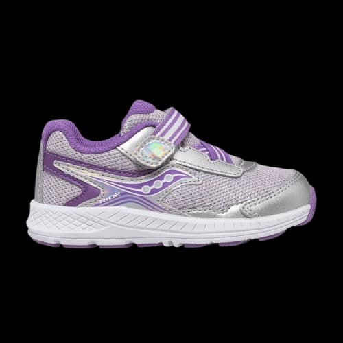 Saucony Ride 10 Big Kid 'Silver Purple'